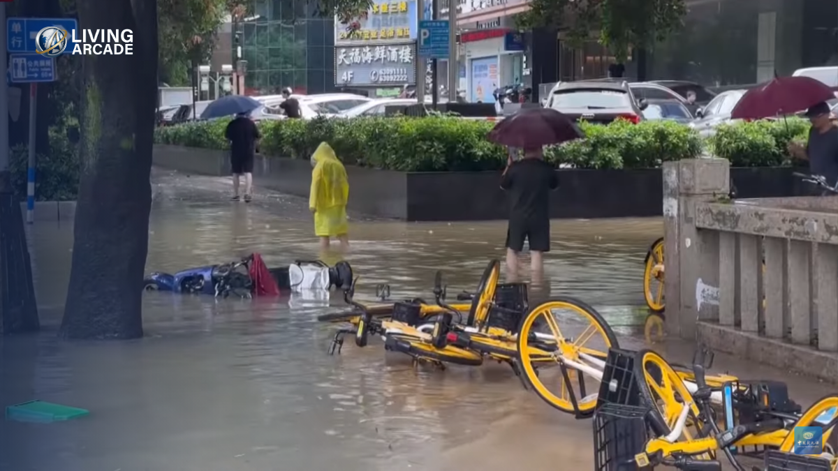 Typhoon Bavi China